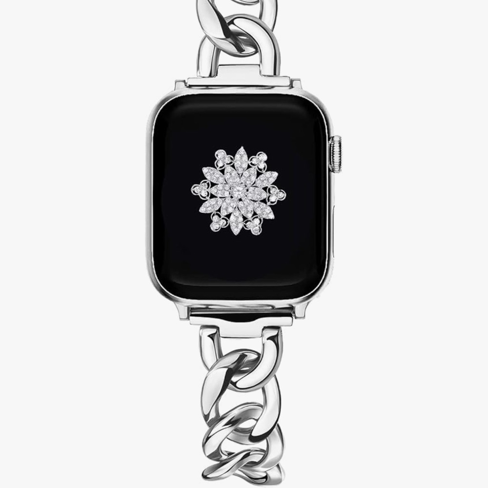 Silver Chain Apple Watch Band